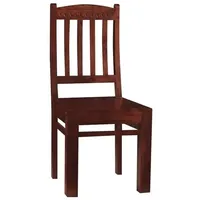 Massivmoebel24 Stuhl Akazie 45x46x97 nougat lackiert oxford #16