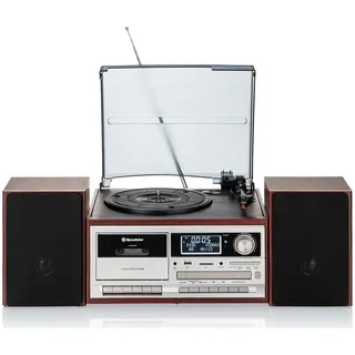 Roadstar HIF8892DBT Home-Stereoanlage Home-Audio-Minisystem Kirsche (Frucht)