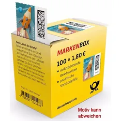 Briefmarke 1,80 ? auf Rolle, selbstklebend, wechselndes Motiv, 100er Packung, vom Umtausch ausgeschlossen 4255704330847 Head
