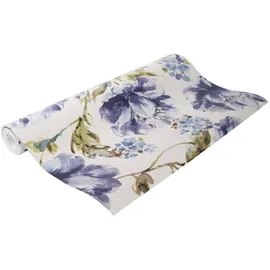 Superfresco Easy - Blumen", Blau - 10m x 52cm