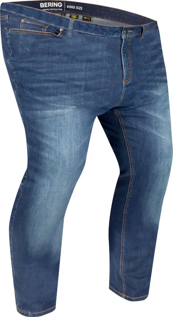 Bering Trust King Size Motorrad Jeans, blau, Größe 4XL für Männer