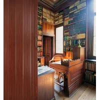 Standom Falttür Schiebetür 6 Farben H. 202 cm für Türbreite von 84 bis 109 cm st3 Neu (1 Karton, 1-St., 1 Set), teils vormontiert braun 96 cm x 202 cm