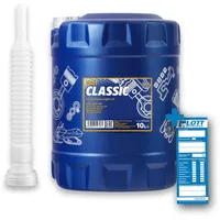 10L Mannol Classic 10W-40 Motoröl 502.00 505.00 / MB 229.1 / ACEA A3/B4 / RN0700 + Auslaufschlauch