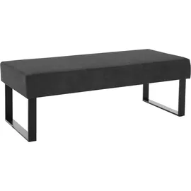 Home Affaire Sitzbank »Oliver«, Breite 140cm, mit Metallgestell, schwarz