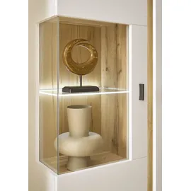 Home Affaire Vitrine LONG ISLAND 80 x 35 x 125 cm Weiß