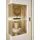 Home Affaire Vitrine LONG ISLAND 80 x 35 x 125 cm Weiß