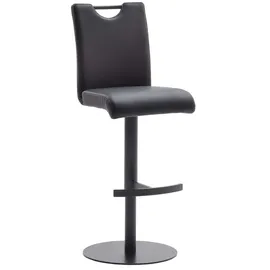 MCA Furniture Barhocker höhenverstellbar drehbar Kunstleder Schwarz