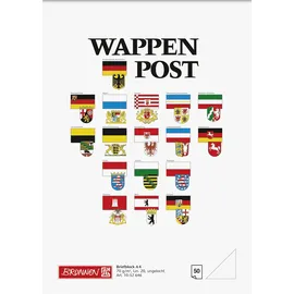 Baier & Schneider Briefblock Wappen A4 weiß/blanko