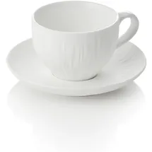 Was Cappuccino- und Untertasse Set 0,2 l Weiß 4