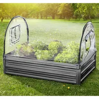 Greenyard Gartenbeet mit Überdachung, ca. 115 x 80 x
