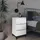 vidaXL Nachtschrank mit Metallbeinen 40 x 35 x 69 cm Weiß