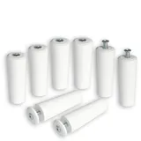 Inovatec 8 x INOVATEC Anschlagstopper 60 mm weiß