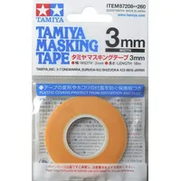 TAMIYA Masking Tape 3 mm/18m, Modellbau, Zubehör, Gelb