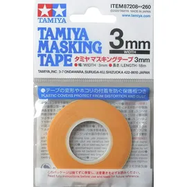 TAMIYA Masking Tape 3 mm/18m, Modellbau, Zubehör, Gelb
