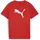 Puma teamRISE Logo Baumwolltrikot Jungen 01 red/white 128