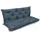 Beautissu Bankauflage 150 x 50 x 50 cm Taubenblau 4-tlg.