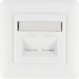 Schwaiger Anschlussdose 2x Keystone