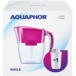 AQUAPHOR Smile Pitcher-Wasserfilter 2,9 l Violett