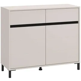 INOSIGN Marron 106 x 90 x 40 cm Schwarz / Weiß