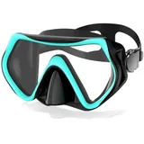 Neuytiky Taucherbrille Erwachsene Teenager, Tauchermaske für Herren Damen, 180°Panorama Verstellbares Silikonband Anti-Leck Tauchmaske, für Tauchen, Schnorcheln und Schwimmen