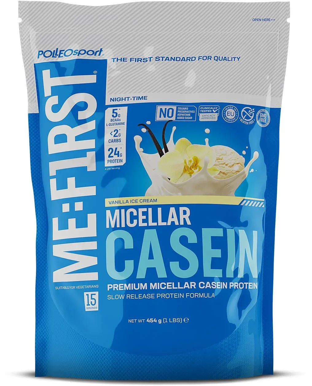 Polleo Me:First Micellar Casein Pulver 454 g