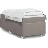 vidaXL Boxspringbett 180 x 200 cm Taupe