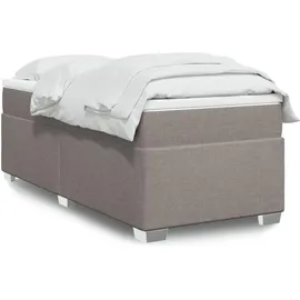 vidaXL Boxspringbett 180 x 200 cm Taupe