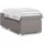 vidaXL Boxspringbett 180 x 200 cm Taupe
