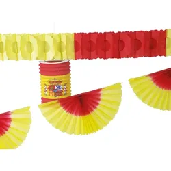 XL Spanien Party Deko Set 190 tlg. Partyset Partydeko rot gelb Fussball EM WM