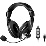 Logilink Headset Stereo, mit Steuerung USB-A