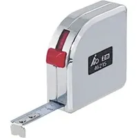 Bmi Rollbandmaß, weiß, in Metallgehäuse, 2 m