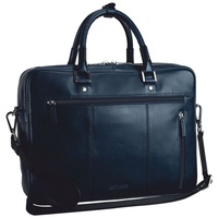 LEONHARD HEYDEN Montreal Zipped Briefcase 2 Compartments Navy