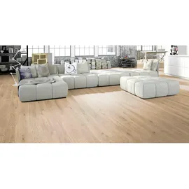 granorte Korkboden Ecoprint Eiche Blond, Landhausdiele, 1.164 x 194 x 8,5 mm)