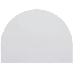 Hammerbacher Ansatztisch für Schreibtische Serie B 600x800x25mm mit Stützfuß Grau