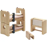 PlanToys Puppenhaus-Möbel Kinderzimmer mehrfarbig