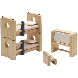 PlanToys Puppenhaus-Möbel Kinderzimmer mehrfarbig