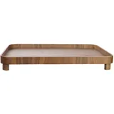 Asa Selection wood Tablett auf Fuß