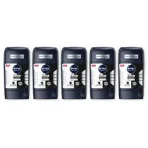 NIVEA Deodorant Black & White Invisible Original Deo Stick 5 x 50 ml