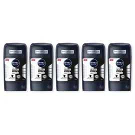 NIVEA Deodorant Black & White Invisible Original Deo Stick 5 x 50 ml