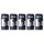 NIVEA Deodorant Black & White Invisible Original Deo Stick 5 x 50 ml