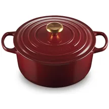 Le Creuset Signature Bräter 26 cm rund garnet