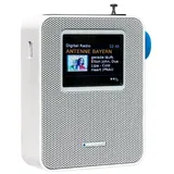 Blaupunkt Steckdosenradio mit DAB+ und Bluetooth, PDB 200 Digitalradio (DAB) (Digitalradio (DAB), UKW, 3,00 W) weiß