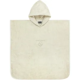 Normani Kinder Baumwoll Badeponcho Manama in Beige | Gr.: 75 x 75 cm