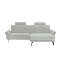 Kollektion Kraft Ecksofa  Mike ¦ silber ¦ Maße (cm): B: 251 H: 86 T: 216