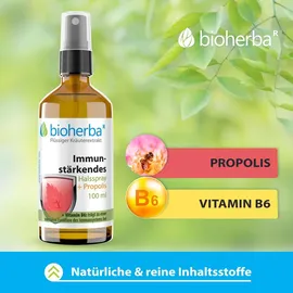 BIOHERBA R Immunstärkendes Halsspray mit Propolis 50 ml
