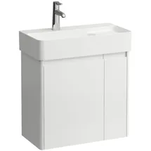 Laufen Waschtischunterschrank 2 Türen 57,2 x 29,4 x 51,5 cm Weiß glänzend