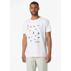 Helly Hansen Druck T-Shirt - weiß - M