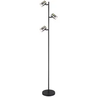 GLOBO Stehleuchte Trabby Rauchfarben max. 8 Watt