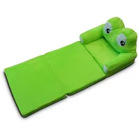 Kindersessel faltbar Divit PL48 Kindersofa Schlafsofa mit Plüsch gepolstert Frosch DPL3 NEW