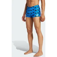 Adidas Logo Graphic 2 Inch Boxer-Badehose Bright Royal / Black M/L